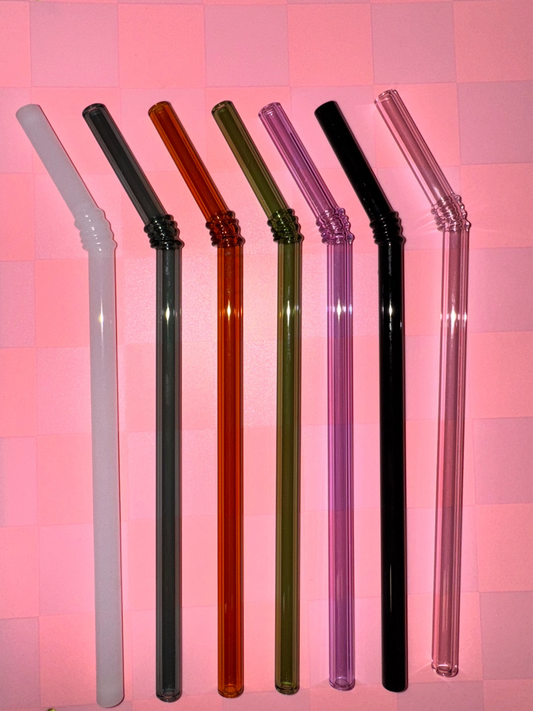 GLASS STRAWS