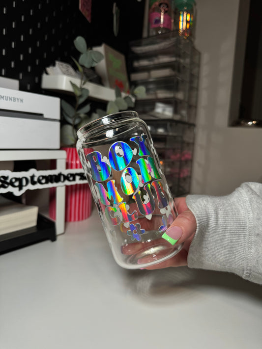 Holographic Boy Mom Tumbler