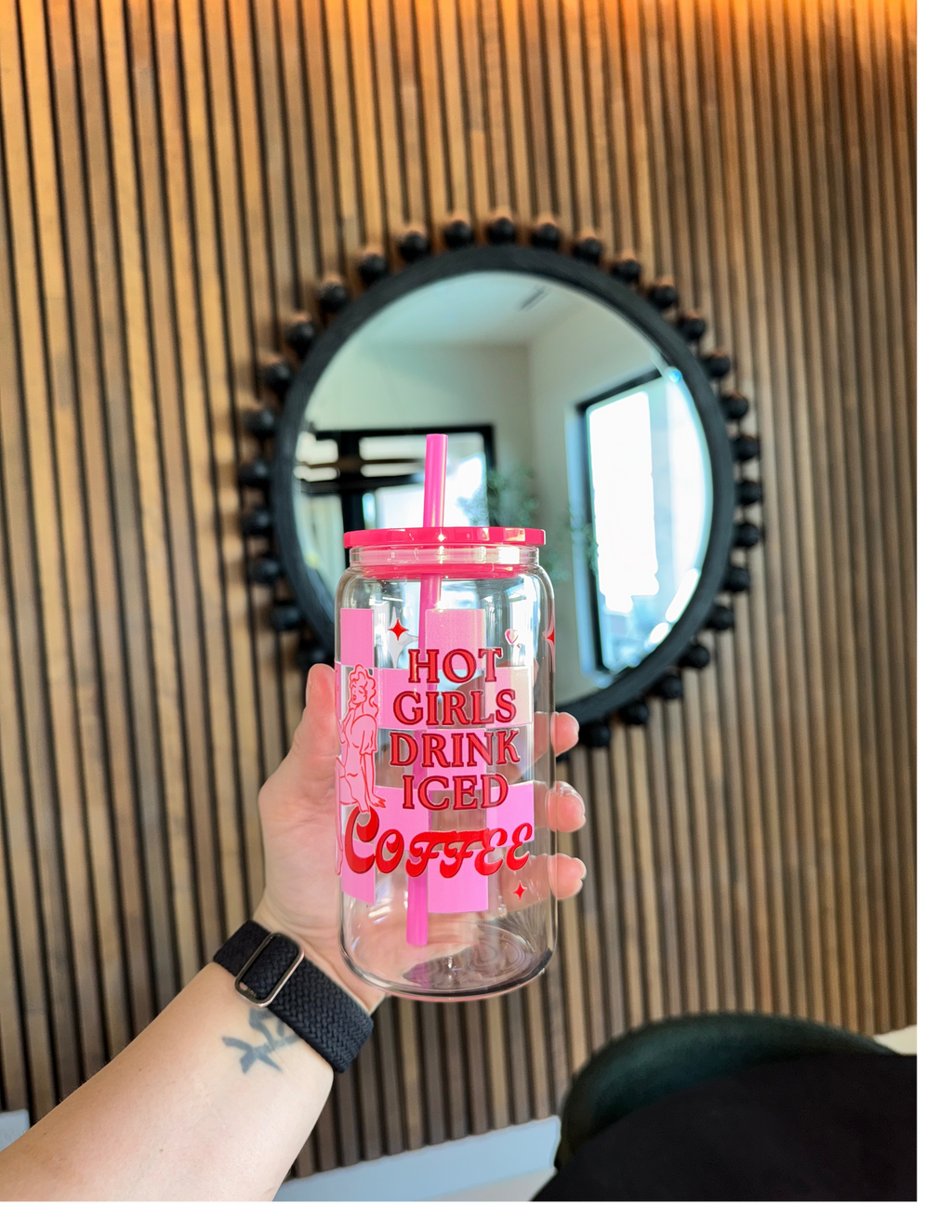 Hot Girls Drink Iced Coffee Tumbler