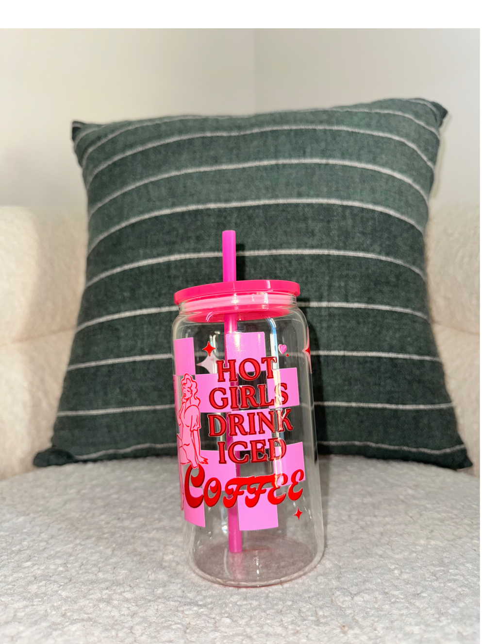 Hot Girls Drink Iced Coffee Tumbler