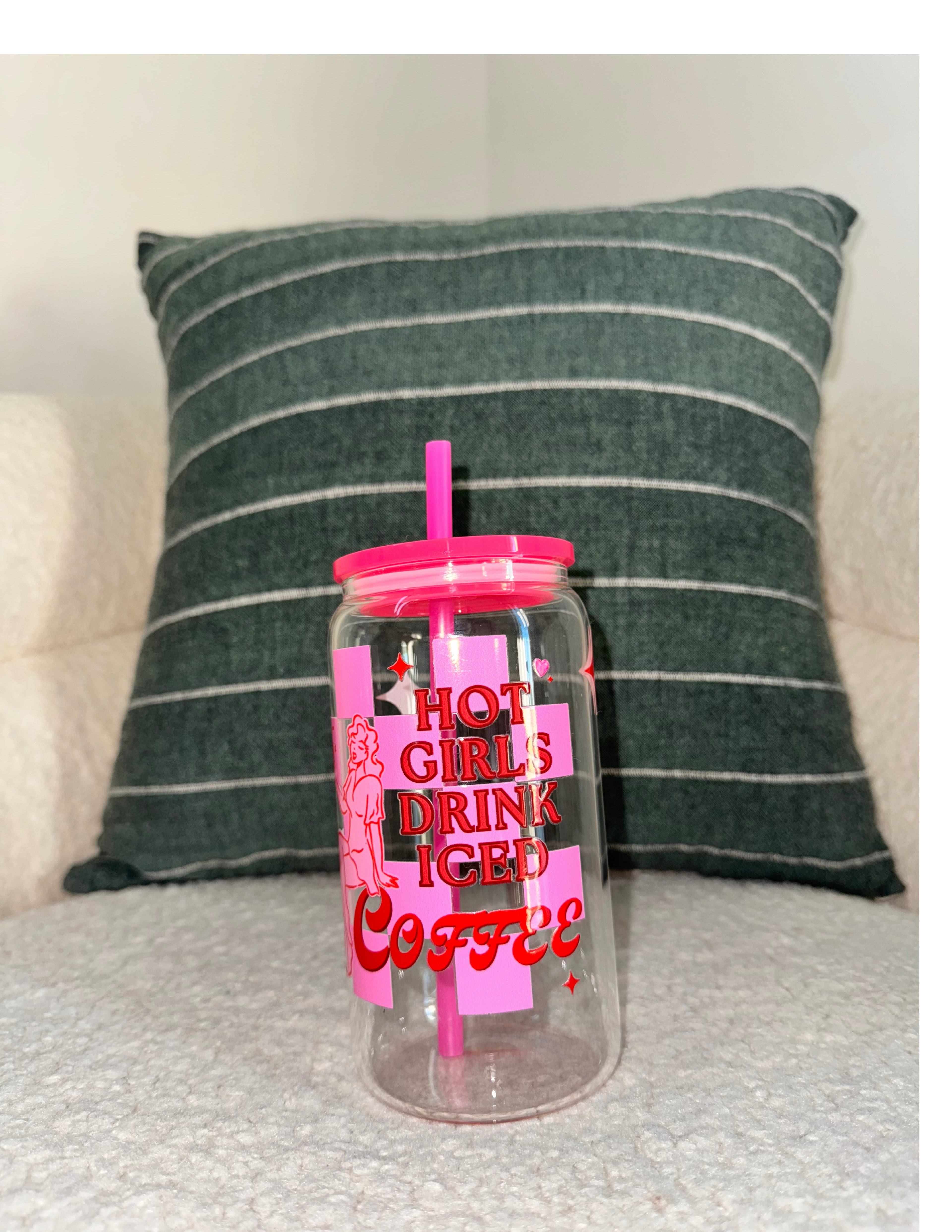 Hot Girls Drink Iced Coffee Tumbler